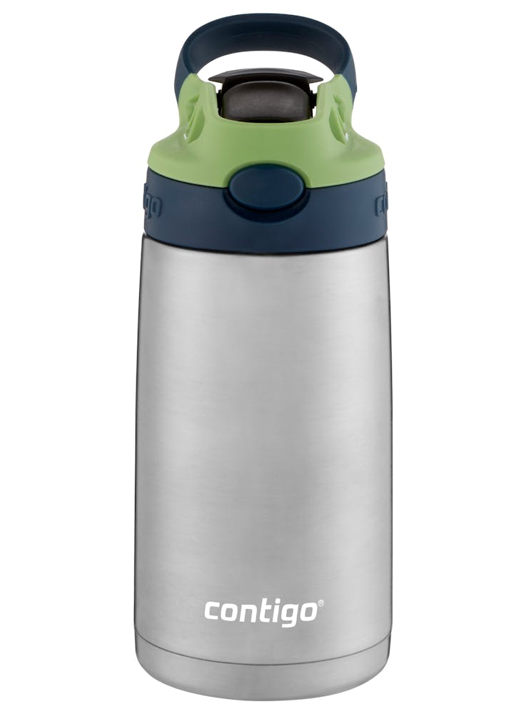 Contigo® Kids Straw Stainless Steel Water Bottle with AUTOSPOUT® Lid, 13oz (XI8A)