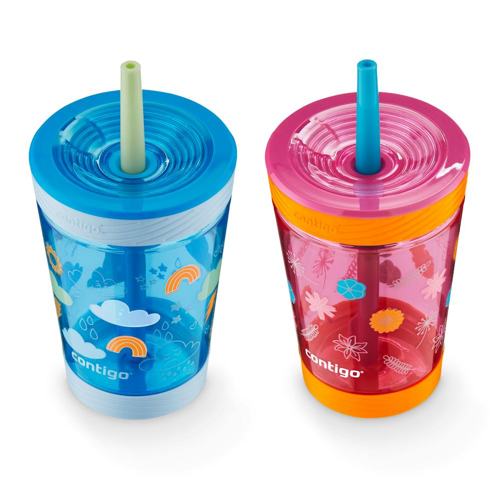 Contigo® Kids Spill-Proof Tumbler with Straw, 14oz., 2 Pack (6IHA)
