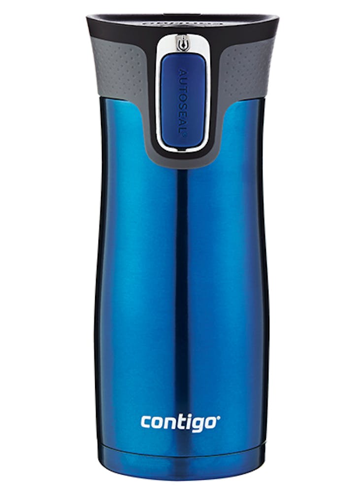 Contigo® West Loop 2.0 Stainless Steel Travel Mug with AUTOSEAL® Lid, 16oz, 2-Pack (9KEM)