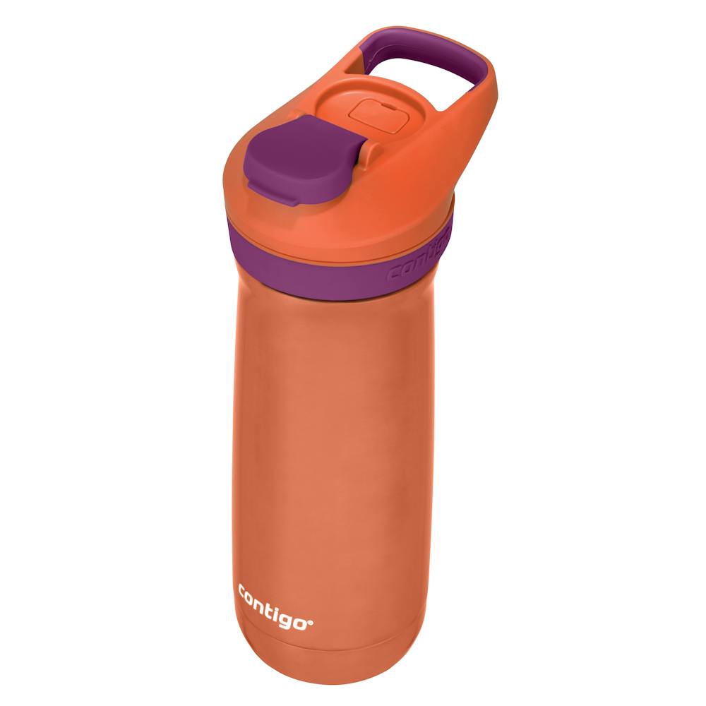 Contigo® Kids’ Casey Stainless Steel Water Bottle with Spill-Proof Leak-Proof Lid, 13oz (Y1O3)