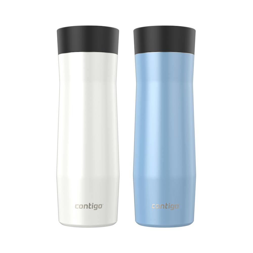 Contigo® AUTOSEAL® West Loop Vacuum-Insulated Stainless Steel Travel Mug with Easy-Clean Lid, 20 oz, 2-Pack (3T8S)