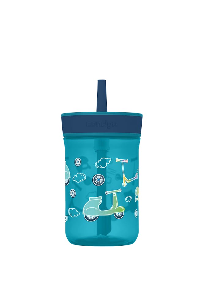 Contigo® Kids’ Leighton Straw Tumbler with Spill-Proof Leak-Proof Lid, 14oz (GAEA)
