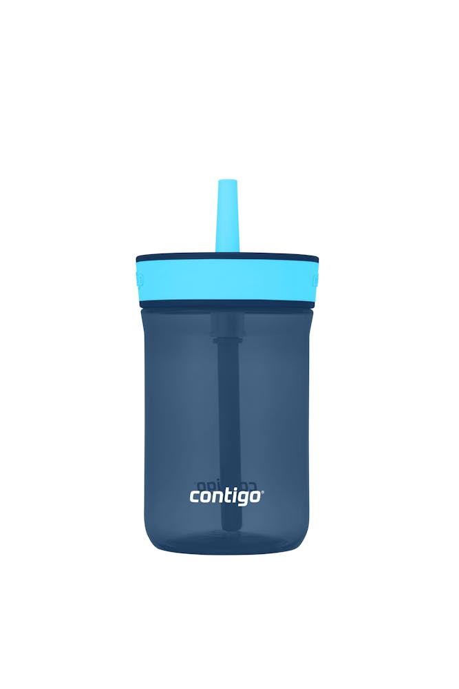 Contigo® Kids’ Leighton Straw Tumbler with Spill-Proof Leak-Proof Lid, 14oz (GAEA)