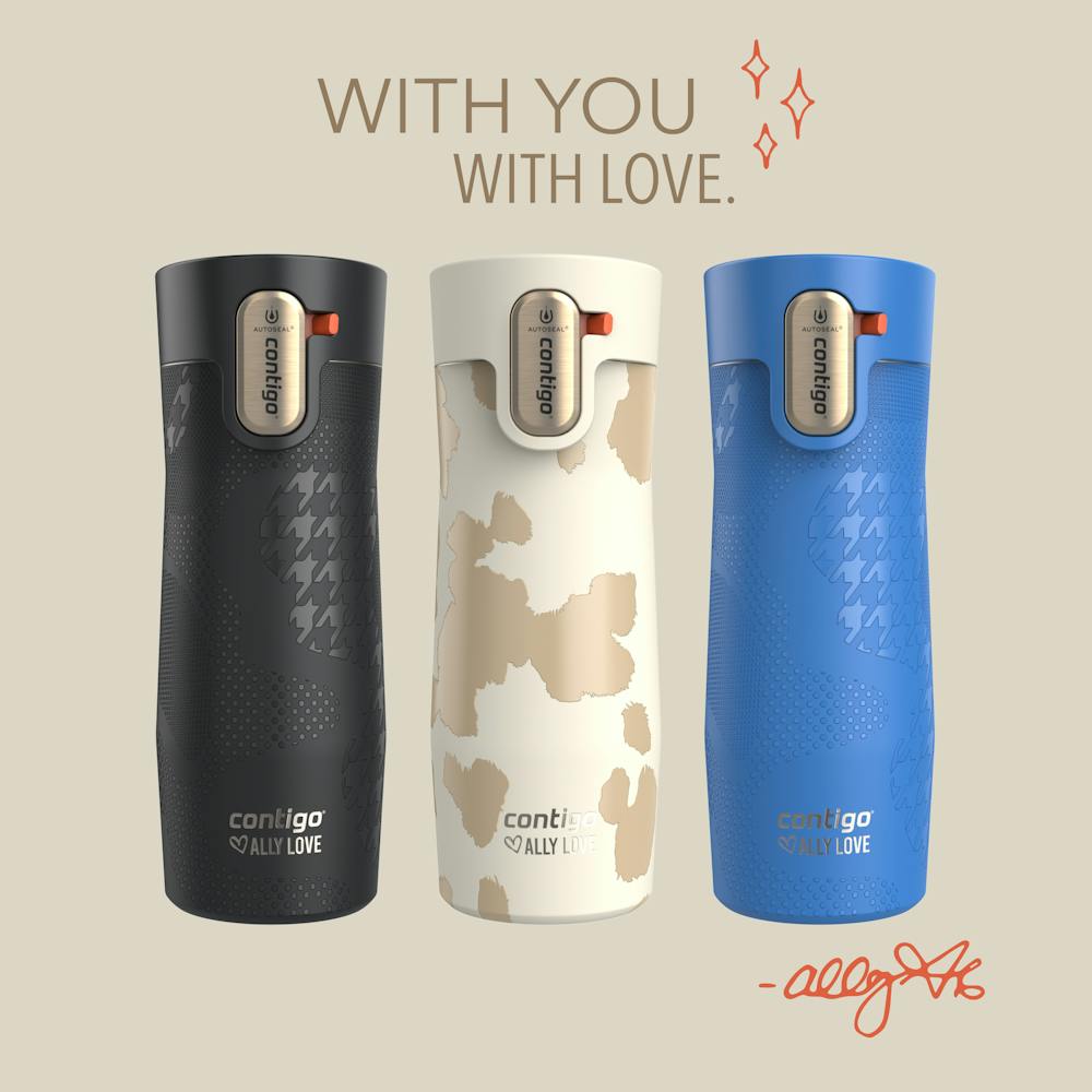 Contigo® x Ally Love West Loop 3.0 Stainless Steel Travel Mug with AUTOSEAL® Easy-Clean Lid, 16oz (0CO3)