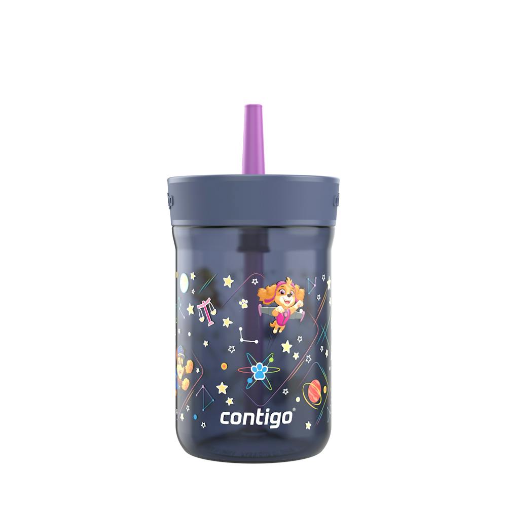 Contigo® Kids’ Leighton Straw Tumbler with Spill-Proof Leak-Proof Lid, 14oz (GAEA)