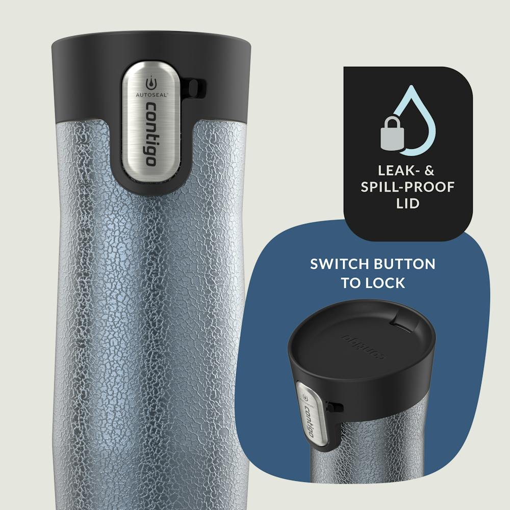 Contigo® AUTOSEAL® West Loop Vacuum-Insulated Stainless Steel Travel Mug with Easy-Clean Lid, 16 oz (FHXQ)