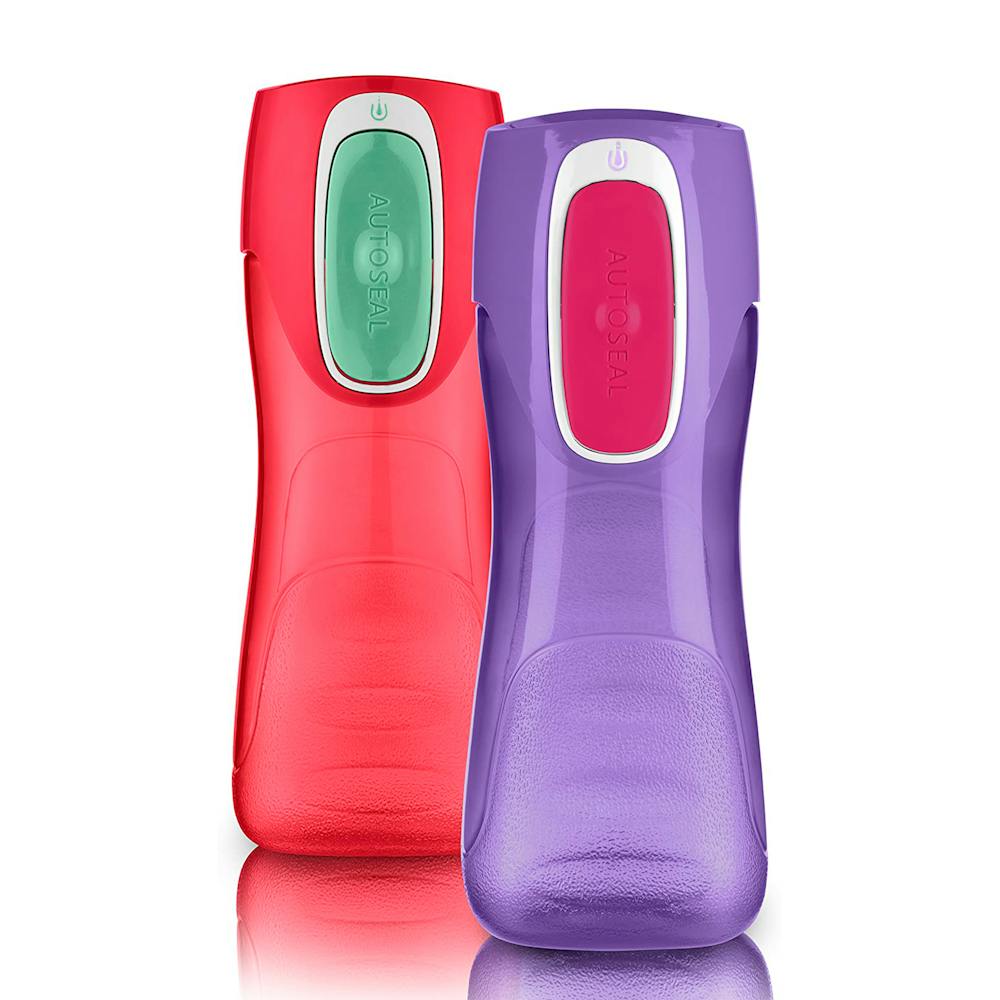 Contigo® Trekker Kids Water Bottle with AUTOSEAL® Lid, 14oz, 2-Pack (ONUP)
