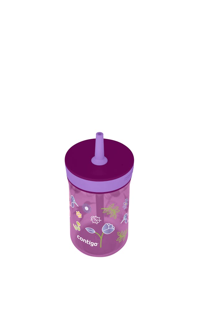Contigo® Kids’ Leighton Straw Tumbler with Spill-Proof Leak-Proof Lid, 14oz (GAEA)