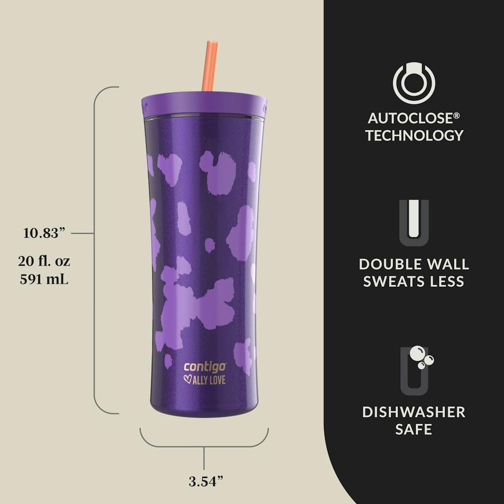 Contigo® x Ally Love Streeterville AUTOCLOSE® Shake & Go® Tumbler, 20oz (DHDQ)