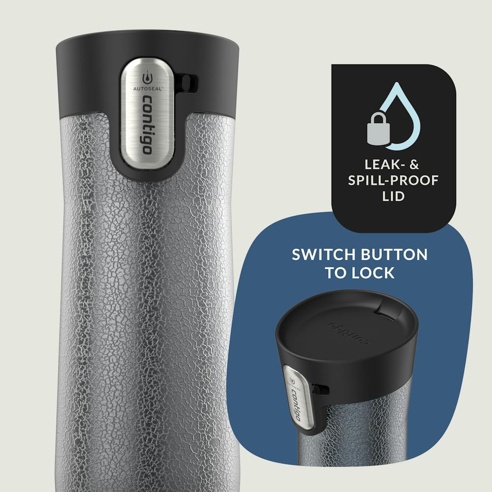 Contigo® AUTOSEAL® West Loop Vacuum-Insulated Stainless Steel Travel Mug with Easy-Clean Lid, 20 oz, 2-Pack (3T8S)