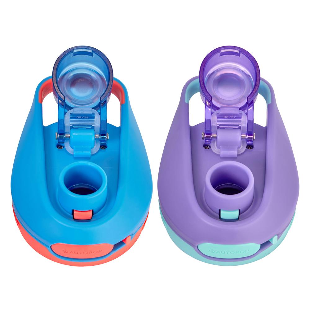 Contigo® Kids’ Jessie Water Bottle with Pop-Open Leak-Proof Chug Lid, 14oz (X688)