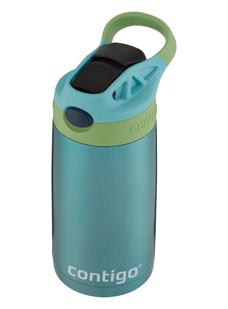 Contigo® Kids Straw Stainless Steel Water Bottle with AUTOSPOUT® Lid, 13oz (XI8A)