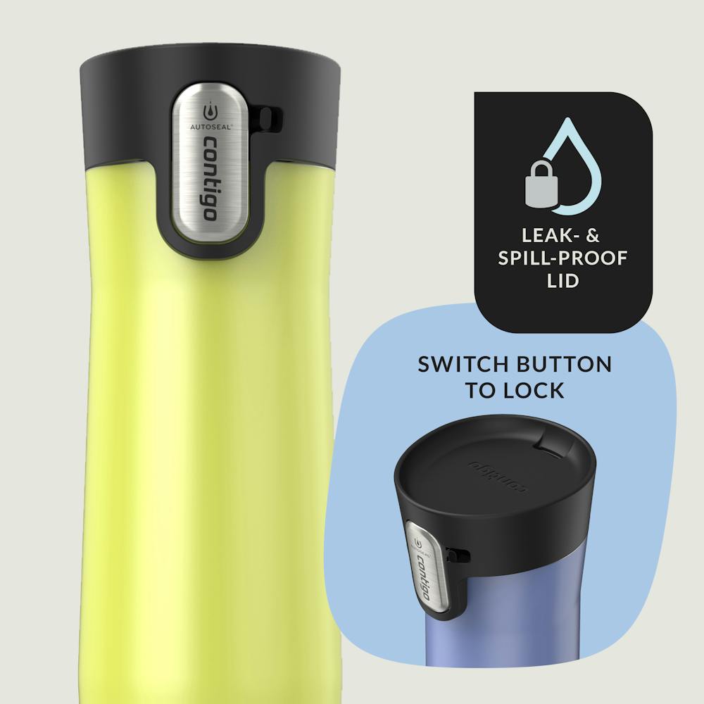Contigo® AUTOSEAL® West Loop Vacuum-Insulated Stainless Steel Travel Mug with Easy-Clean Lid, 20 oz, 2-Pack (3T8S)