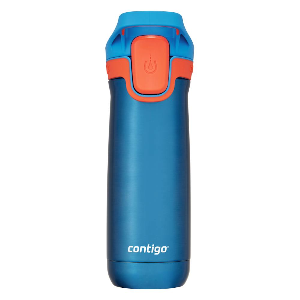 Contigo® Kids’ Casey Stainless Steel Water Bottle with Spill-Proof Leak-Proof Lid, 13oz (Y1O3)