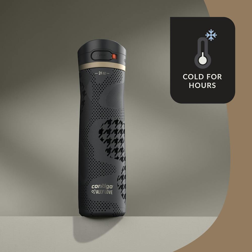 Contigo® x Ally Love Jackson Chill 2.0 Stainless Steel Water Bottle with AUTOPOP® Lid, 24oz (0ZR4)