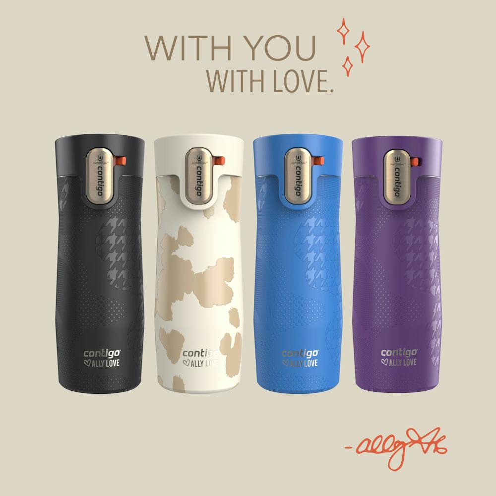 Contigo® x Ally Love West Loop 3.0 Stainless Steel Travel Mug with AUTOSEAL® Easy-Clean Lid, 16oz (4L9F)