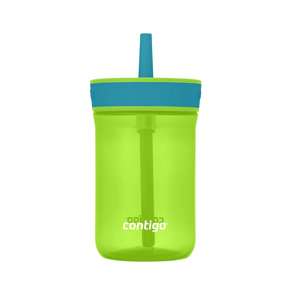 Contigo® Kids’ Leighton Straw Tumbler with Spill-Proof Leak-Proof Lid, 14oz (GAEA)