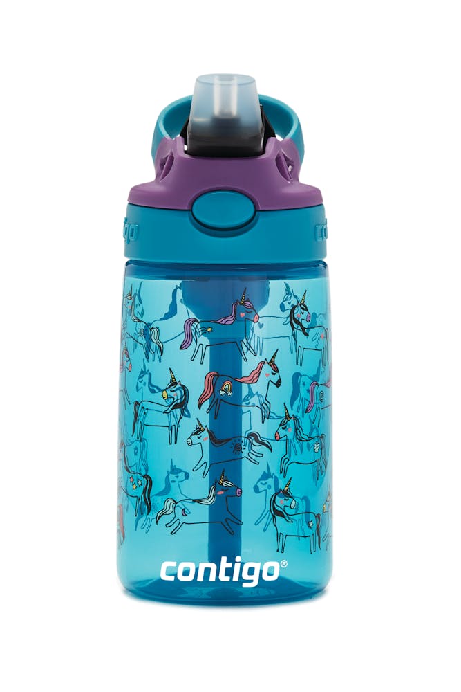 Contigo® Kids Straw Water Bottle with AUTOSPOUT® Lid, 14oz (T6U8)