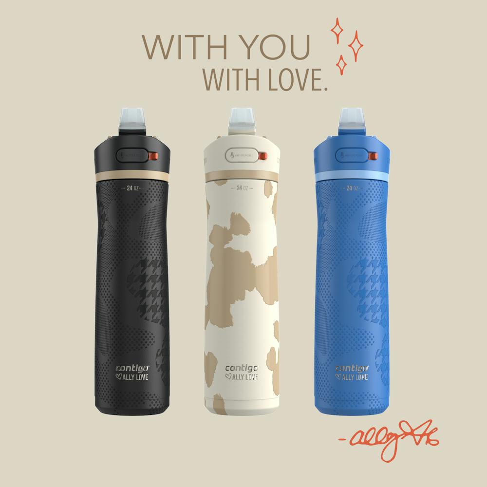 Contigo® x Ally Love Ashland Chill 2.0 Stainless Steel Water Bottle with AUTOSPOUT® Lid, 24oz (DO9Y)