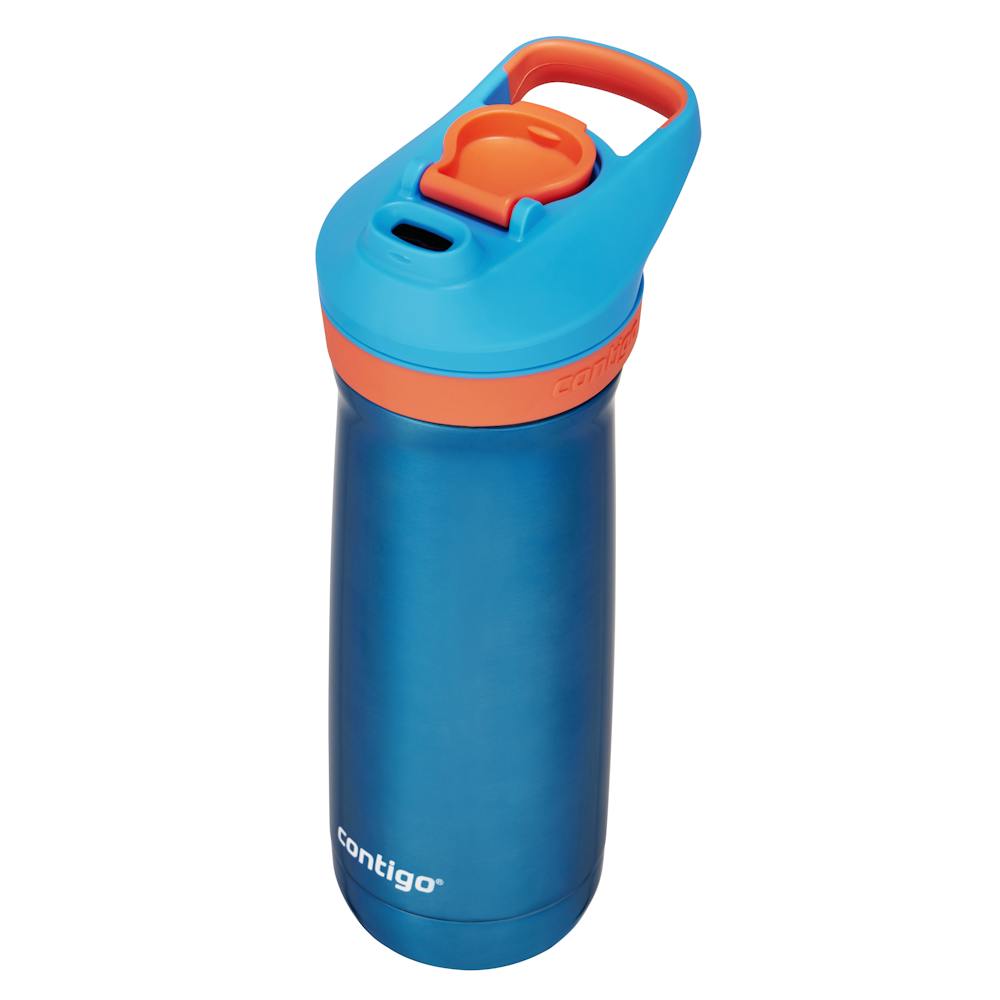 Contigo® Kids’ Casey Stainless Steel Water Bottle with Spill-Proof Leak-Proof Lid, 13oz (Y1O3)