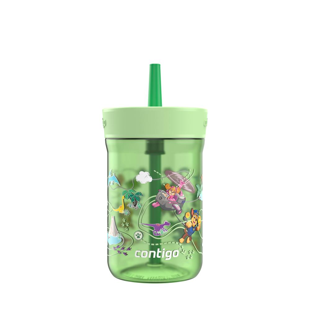 Contigo® Kids’ Leighton Straw Tumbler with Spill-Proof Leak-Proof Lid, 14oz (GAEA)