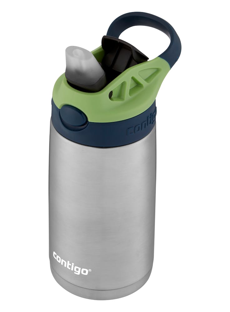 Contigo® Kids Straw Stainless Steel Water Bottle with AUTOSPOUT® Lid, 13oz (XI8A)