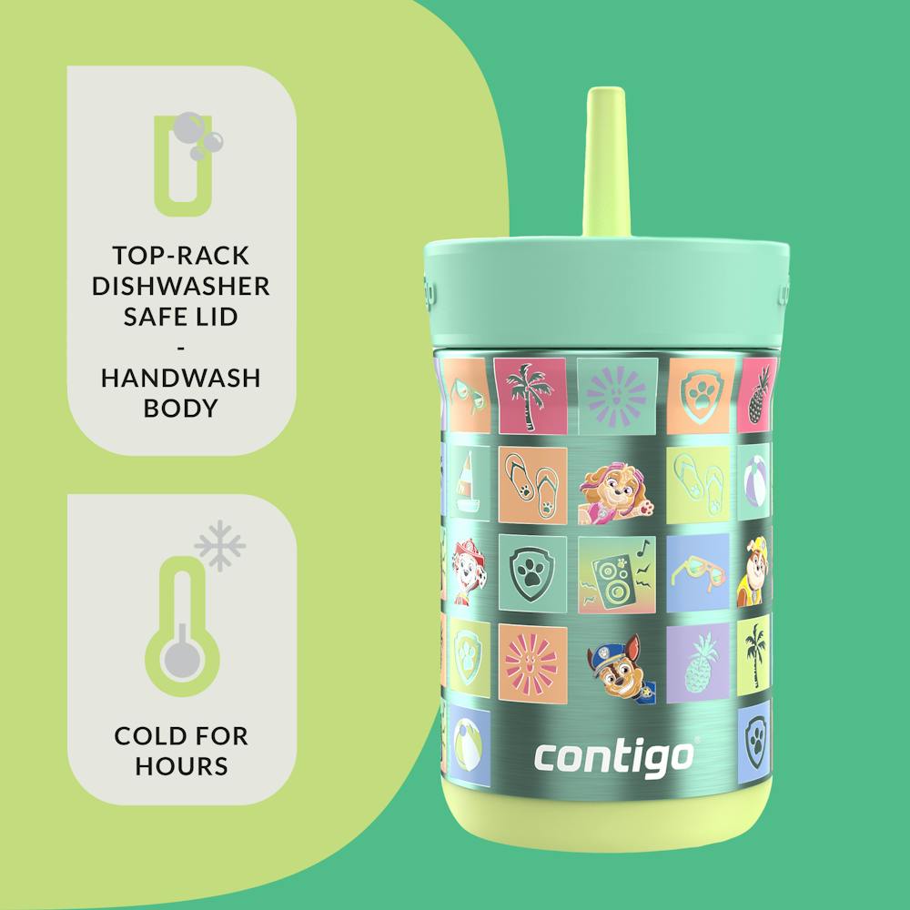 Contigo® Kids Leighton Spill-Proof Stainless Steel Tumbler with Straw, 12oz (RMRJ)