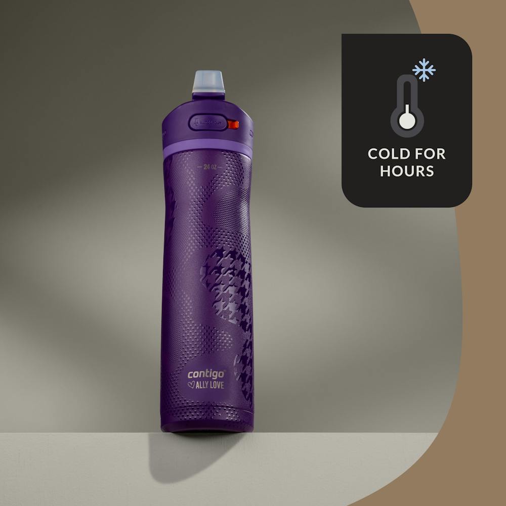 Contigo® x Ally Love Ashland Chill 2.0 Stainless Steel Water Bottle with AUTOSPOUT® Lid, 24oz (DO9Y)