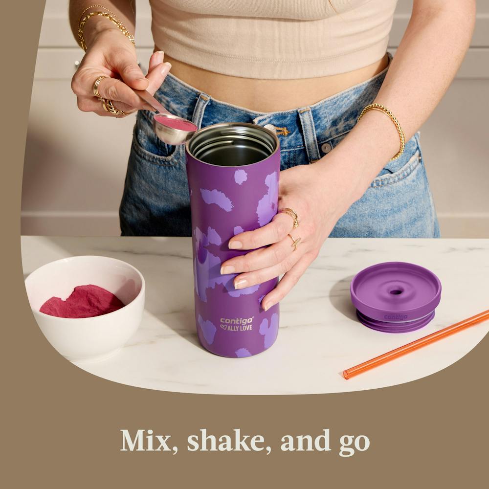 Contigo® x Ally Love Streeterville 2.0 Stainless Steel Tumbler with Straw, 24oz (LA3Y)