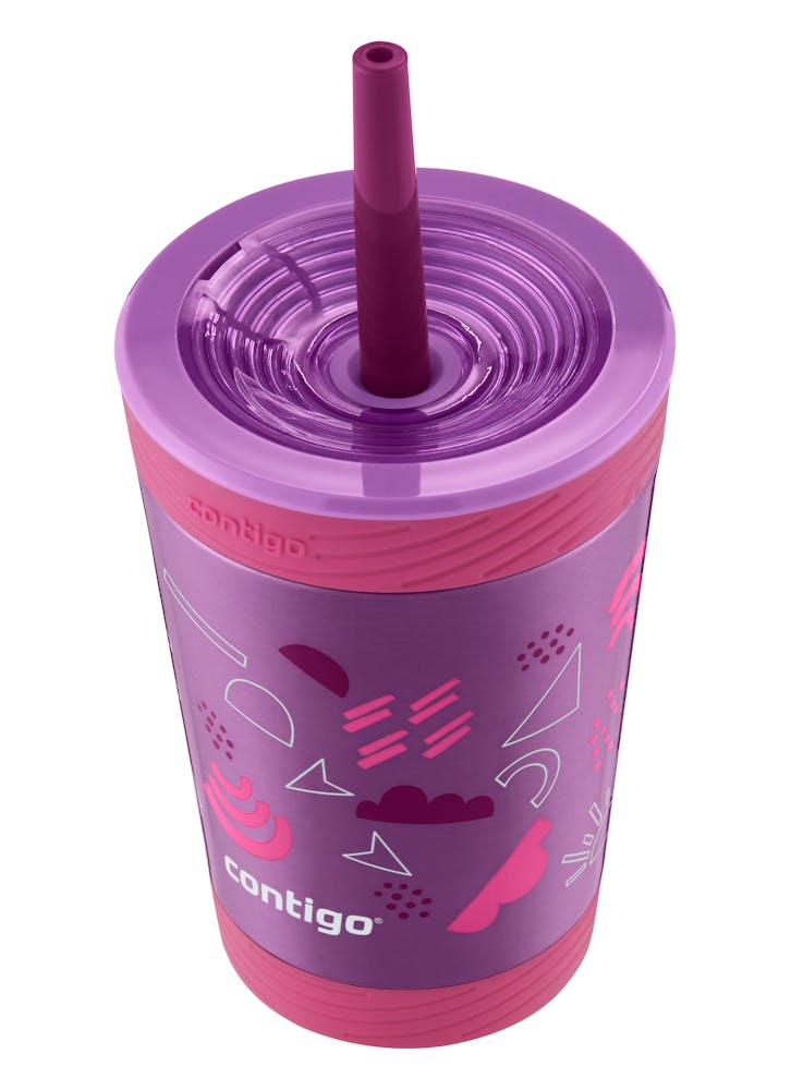 Kids Spill-Proof Stainless Steel Tumbler with Straw and THERMALOCK®, 12 oz (CQ8X)