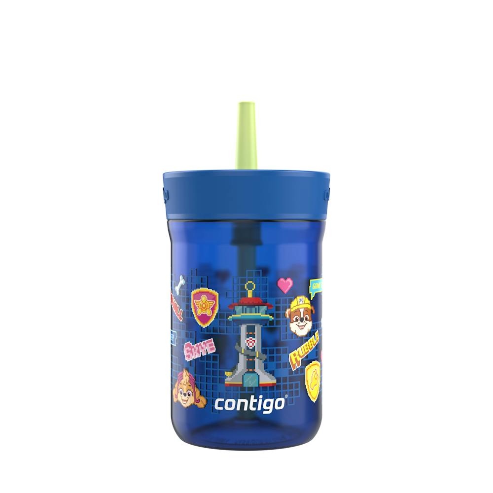 Contigo® Kids’ Leighton Straw Tumbler with Spill-Proof Leak-Proof Lid, 14oz (GAEA)