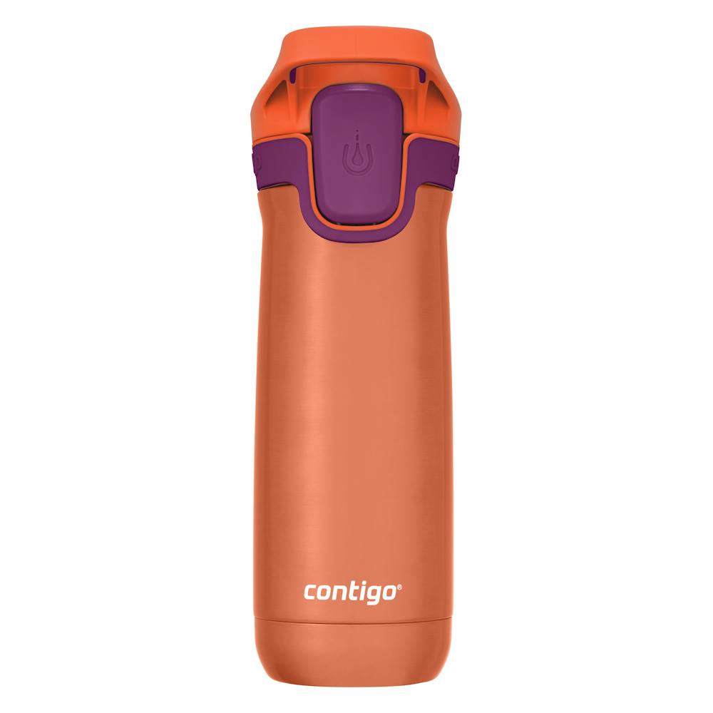Contigo® Kids’ Casey Stainless Steel Water Bottle with Spill-Proof Leak-Proof Lid, 13oz (Y1O3)